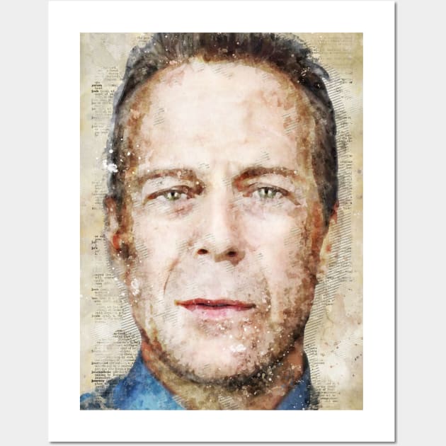 Bruce Willis Wall Art by Durro